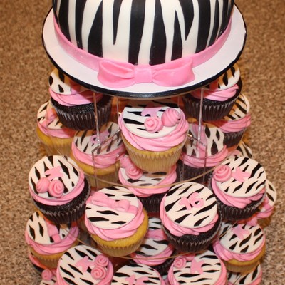 Sweet 16 Cupcake Tower