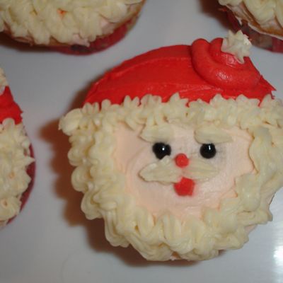 Santa Cupcakes