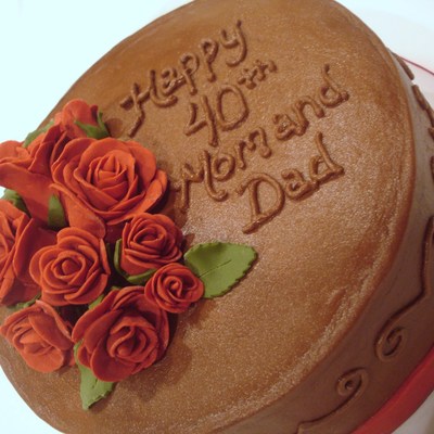 40Th Anniversary Cake