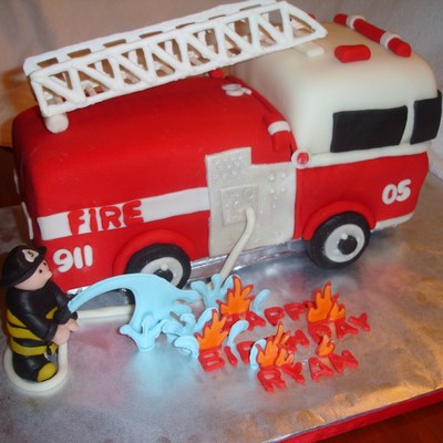 Firetruck Cake