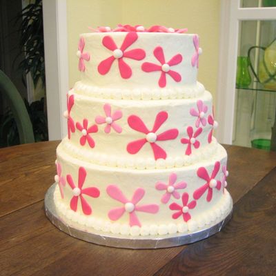 Nicole's Wedding Cake (Front View)