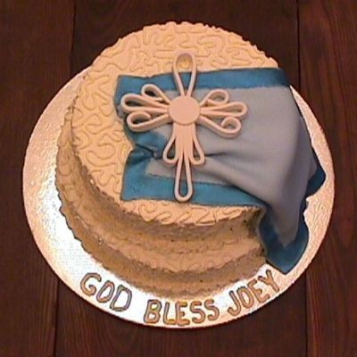 Christening Cake (Top View)