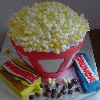 Popcorn Cake For Dad