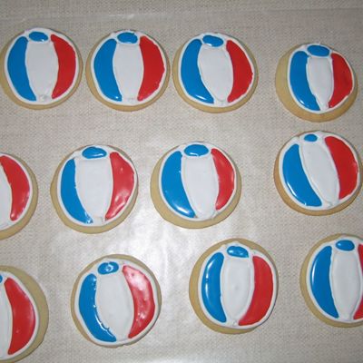 Beach Ball Cookies
