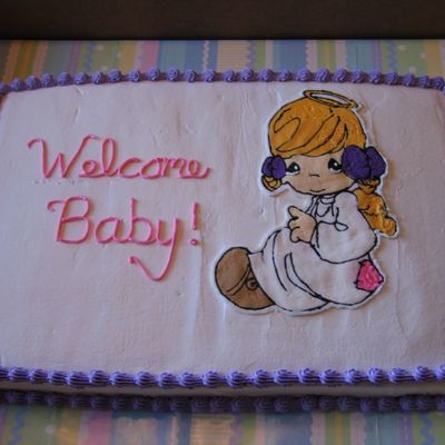 Precious Moments Baby Shower Cake