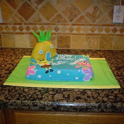 Spongebob Birthday Cake