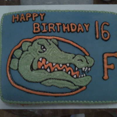 Florida Gator Cake