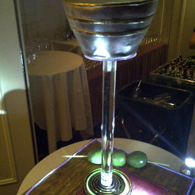Giant Martini Glass Cake