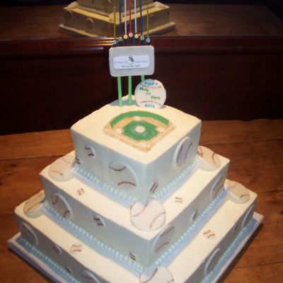 White Sox Wedding Cake