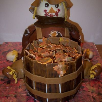 Autumn Leaves Scarecrow Big Thanks To Merissa