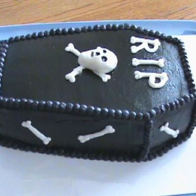 Over The Hill Coffin Cake