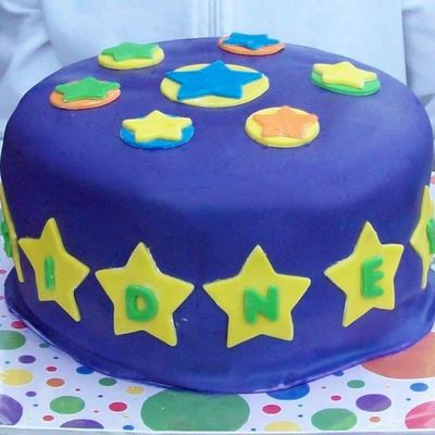 Purple Birthday Cake