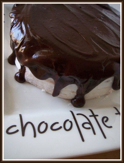 Peach Cake With Chocolate Peach Ganache Filling