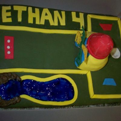 Muniature Golf Cake