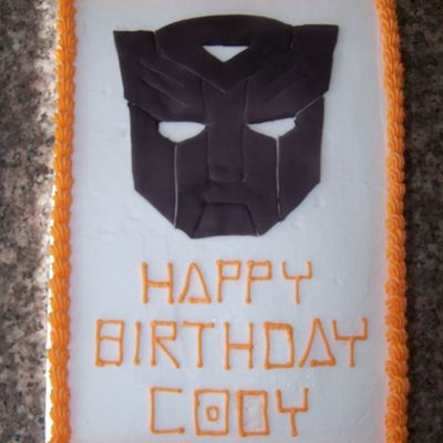 Transformer Cake
