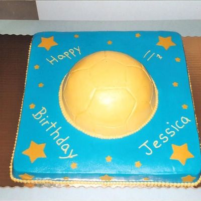 Volley Ball Birthday Cake