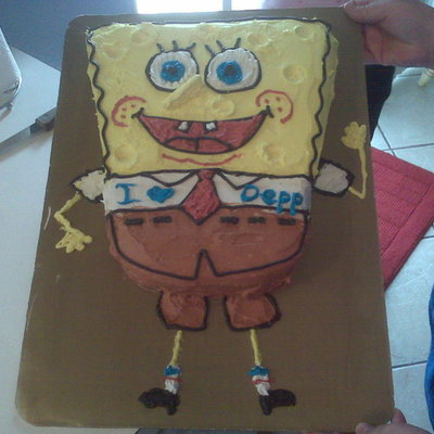 Haleys Spongebob Cake For Mom