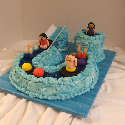 Birthday Waterslide Cake