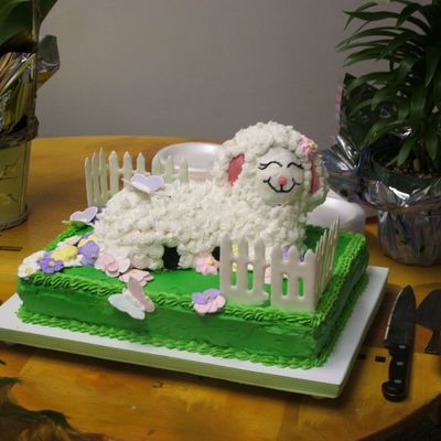 Easter Lamb Cake