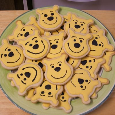 Pooh Cookies For Birthday