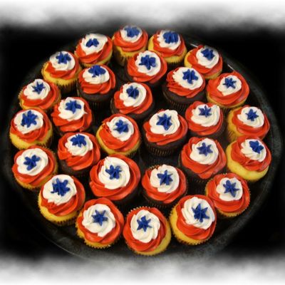 Labor Day Cupcakes