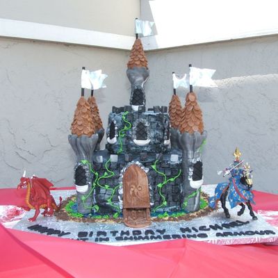 Castle Birthday Cake For Son