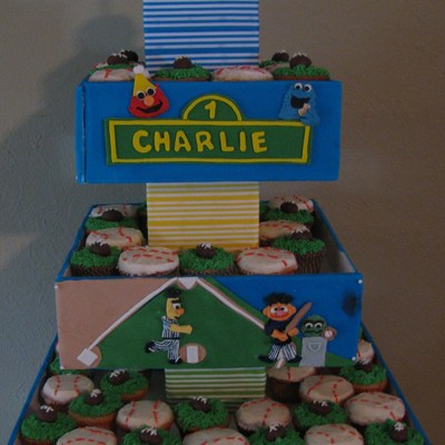 Sesame Street Cupcake Box
