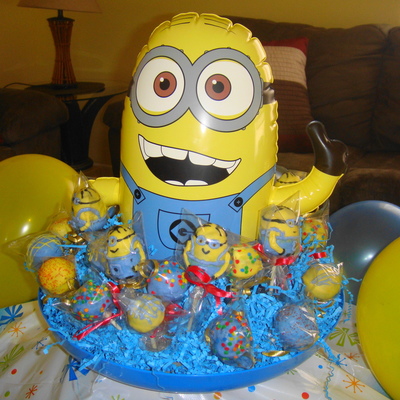 Minion Cake Pops