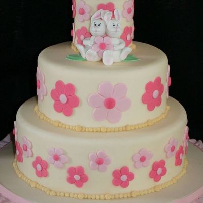 Bunny Wedding Cake