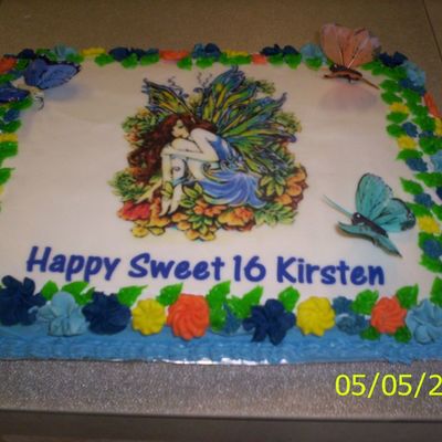 Fairy Birthday Cake