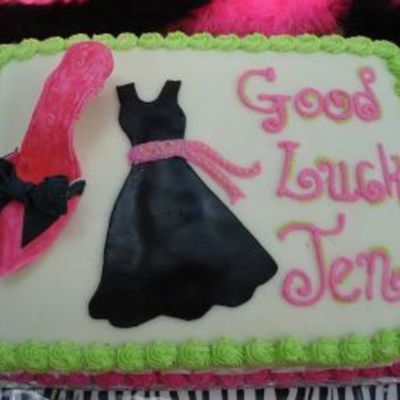 Shoe/dress Cake