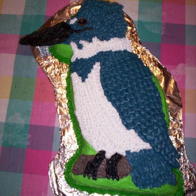 Bird (Kingfisher) Birthday Cake