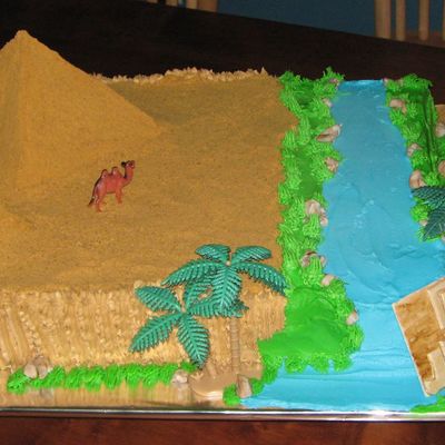 Egypt - 75Th Birthday Cake