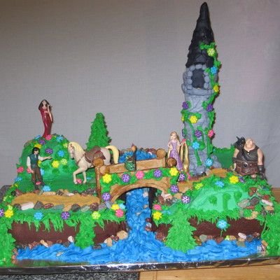 Katie's Tangled Cake