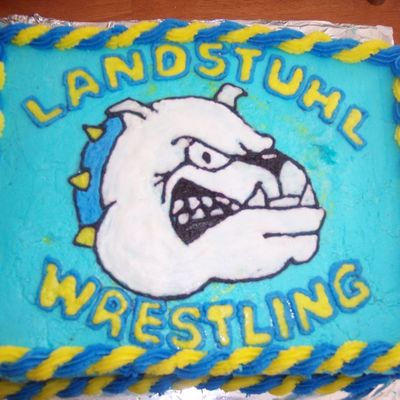 Wrestling Party Cake