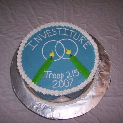 Brownie Investiture Ceremony Cake