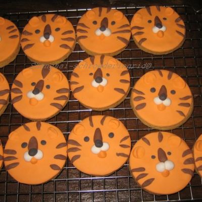 Tiger Cookies For Chinese New Year