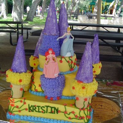 Princess Castle Cake