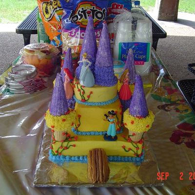 Princess Castle Cake
