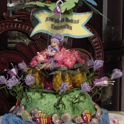 Aloha Luau Birthday Cake
