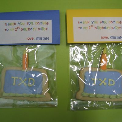 1St Birthday Cookies