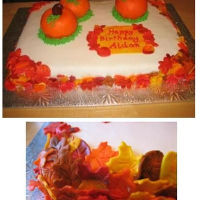 Autumn Themed Bday Cake