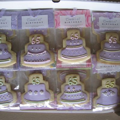 65Th Birthday Cookies