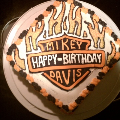 Harley Davidson Cake