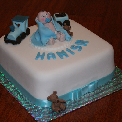 Hamish's Baptism Cake