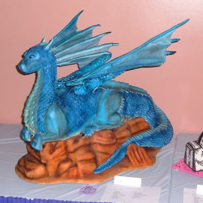 Blue Dragon Cake - Saphira