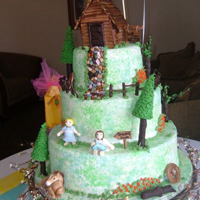 Log Cabin Cake