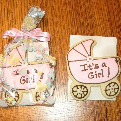 Baby Shower Carriage Cookie
