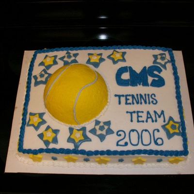 Tennis Team Cake