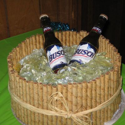 Beer Bottle Cake